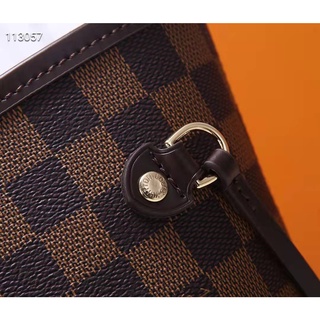 Original Auténtico Louis Vuitton Bolsa LV Clásico De Las Mujeres De Cuero De La Compra Neverfull M40995 (5)