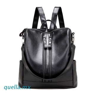 quella Fashion Women Lady Anti-theft Rucksack School Leather Girls Backpack Travel Handbag Shoulder Bag