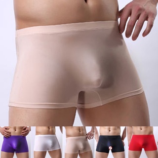 Men Underpants Boxer Briefs Bulge Men Mens M~2XL Pouch Seamless Shorts(Spot~)