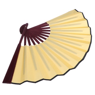 he6mx estilo chino de mano ventilador en blanco tela de seda plegable ventilador fiesta boda decoración 210907 (9)
