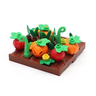Lego compatible bloque de construcción accesorios de Halloween calabaza juguetes para decoración de niños