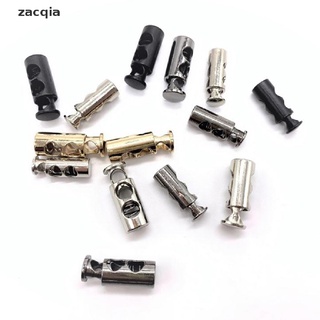 zacqia 10 piezas tapón de metal resorte cierre de palanca de cierre de cordón de bloqueo extremos clip ropa accesorio mx (1)