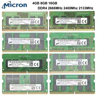 Micron 4GB 8GB 16GB DDR4 2400Mhz 2666Mhz 2133Mhz 3200MHz 1.2V 260Pin SODIMM Laptop Memory RAM Notebook RAM
