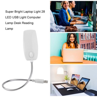 [swissstar] Super brillante portátil luz 28 LED USB luz de ordenador lámpara de escritorio lámpara de lectura (7)