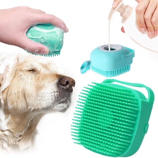 Cepillo De Masaje De Silicona Para Mascotas Baño Para Gatos Y Perros (1)