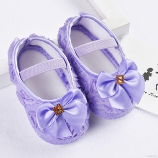 Walkers zapatos de bebé recién nacido niña primeros caminantes encantadoras zapatillas de deporte infantil niños niñas rosa flores arco princesa zapatos (5)