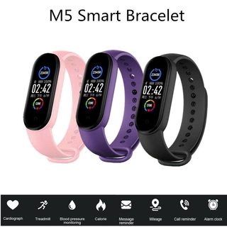 M5 Smart Band Bluetooth deporte Fitness Tracker podómetro M5 relojes inteligentes hombres Monitor de frecuencia cardíaca recordatorio de llamadas pulsera inteligente (2)