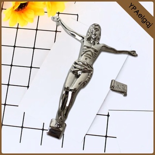 aleación de zinc religioso jesús figura modelo arte decorativo crucifijo pared cruz accesorios regalo 12 cm de altura sala de estar oficina