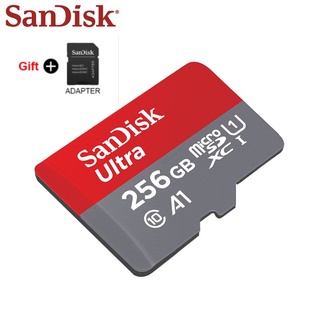 Tarjeta De Memoria SanDisk Ultra Original De 256 Gb SDXC Micro SD CardMax Lectura Velocidad TF Clase 10 A1 UHS-I Microsd