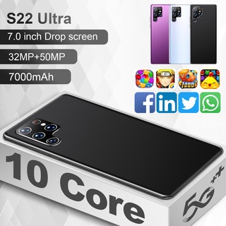2022 Nuevo S22 Ultra Smartphone 5G 7.0 Pulgadas 16 + 512GB Ventas Directas De Fábrica