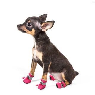 Zapatos antideslizantes impermeables de suela suave para perros/mascotas/zapatos para perros pequeños (4)