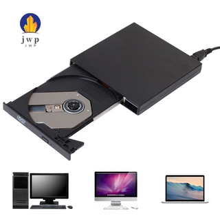 NA Ultra Slim External USB 2.0 Slot-in DVD-RW CD-RW CD Player Driver Writer Rewriter for PC @MX