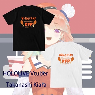 HOLOLIVE Vtuber Takanashi Kiara Diseño Camiseta Casual De Manga Larga Tops Cosplay Ropa Jersey Halloween Camisa Unisex Adecuado t