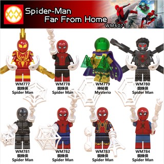 WM6071 WM779 Compatible With Lego Minifigures Avengers Christmas Gift Mysterio Spiderman Building Blocks Baby Kids Toys