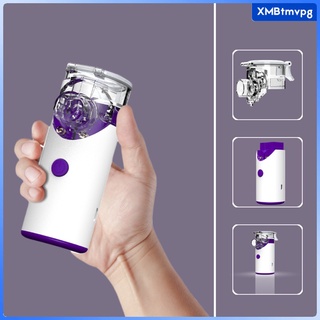 [mvpg] mini inhalador nebulizador portátil máquina recargable atomizador de malla nebulizador inhalador niños adultos adecuado para el hogar