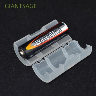 GIANTSAGE Practical Battery Converter 6pcs Battery Switcher Battery Adapter Case Convenient Storage Container AA To C Size Batteries Holder Battery Shell High Quality Battery Conversion Box/Multicolor