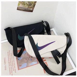 Nike bolso de hombro pareja versión coreana de la nueva moda casual mensajero locomotora reflectante moda fresco