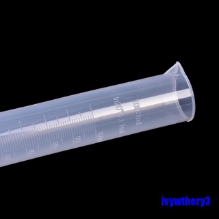10/25/50/100/250ml cilindro de medición de plástico laboratorio prueba tubo graduado (6)