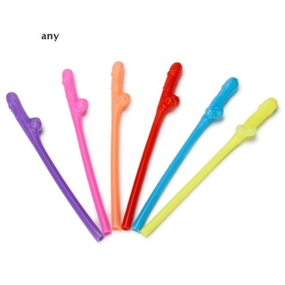 any Funny 6Pcs Hen Night Party Accessories Willy Drinking Penis Novelty Straw .