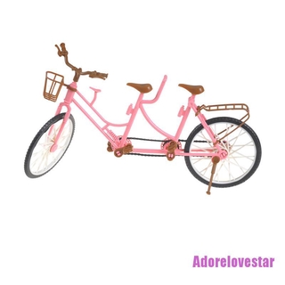 Asmx Tandem bicicleta bicicleta para Kelly & Ken muñeca accesorios al aire libre varían