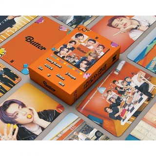 54 unids/caja BTS photocard 2021 mantequilla permiso para bailar álbum LOMO tarjeta postal ins colectiva juego de fotos (1)
