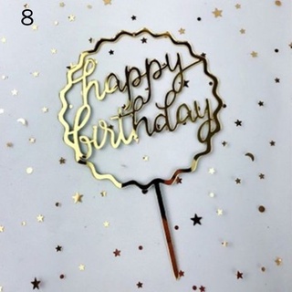 decoración de fiesta de cumpleaños para pastel/feliz cumpleaños (3)