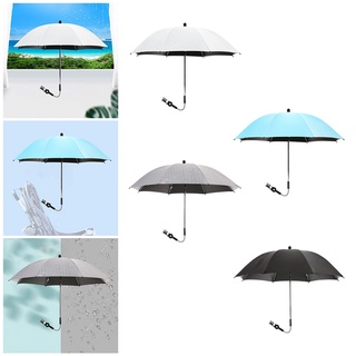 [brbaosity2] Baby Pram Umbrella Pushchair Parasol Umbrella Universal 50+ UV Sun Protection Baby and Infant Umbrella for Pram,