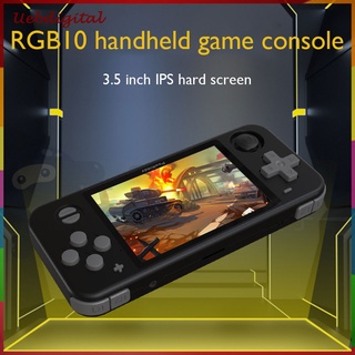 (uebdigital) Powkiddy RGB10 Retro consola de juegos de mano con pantalla IPS pulgadas niños