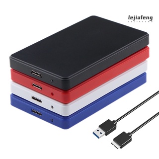 lejiafeng 2.5 pulgadas USB 3.0 5Gbps disco duro externo caja de almacenamiento contenedor