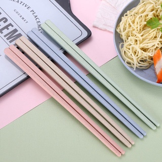 1 par de palillos de paja de trigo portátil japonés vajilla Hotel restaurante palillos antideslizantes chinos palillos (1)