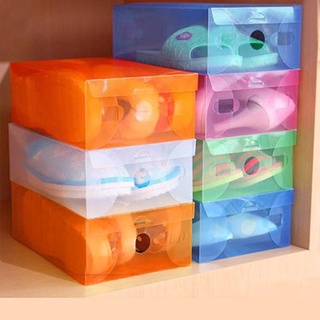 Bs PP cajas de zapatos de plástico Universal organizador para el hogar apilable cajón de almacenamiento 0928