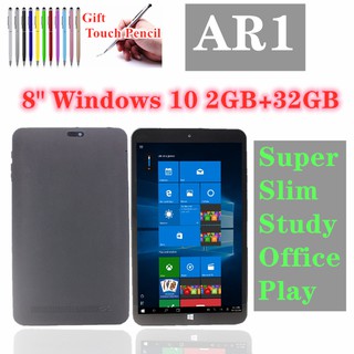 8 Pulgadas AR1 2GB RAM 32GB ROM Windows 10 Tablet PC BT 4.0 Multi-touch 1280 * 800 IPS Z3735F CPU Oficina Estudio Tabletas (1)