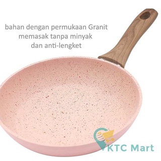 Ktcmart - sartén de granito Mini antiadherente de mármol | Utensilios de cocina premium | Sartén (descuento) (1)