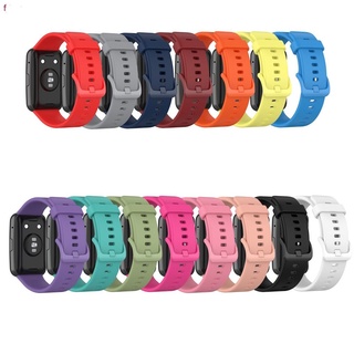 Adecuado Para Huawei Watch Fit Hebilla De Color Correa De Silicona De Acero Inoxidable Cabeza Grano fjhjtm