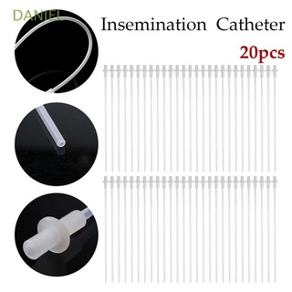 daniel 20 pzs tubos de inseminación artificial semen equipo de conducto seminiférico deferens clinic herramientas de esperma cabra plástico perro canino catéter varilla