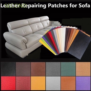 segunda renovación de cuero de la pu diy autoadhesivo sofá parche artesanía stick-on reparación hogar tela pegatina/multicolor