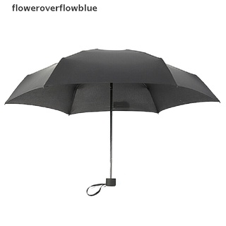 floweroverflowblue mini bolsillo compacto paraguas portátil mujeres uv pequeño impermeable hombres plegable ffb (7)