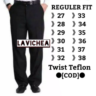 Pantalones formales para los hombres Regular trabajo estándar Material de oficina teflón tela tamaño 27-38 fresco cómodo