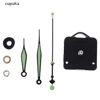 cupuka reloj de pared de cuarzo luminoso verde husillo mecanismo de movimiento parte diy kit de reparación mx