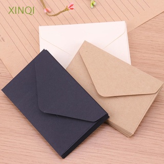xinqi invitación papel sobres boda para carta regalo sobre blanco blanco 20pcs papel kraft clásico mensaje tarjeta invitación sobre/multicolor