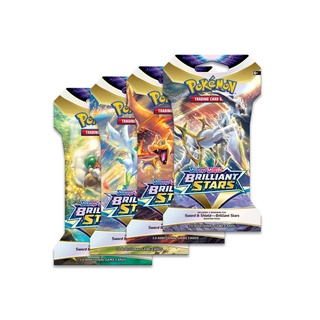 SLEEVED BOOSTER BRILLIANT STARS SWORD AND SHIELD POKEMON TCG