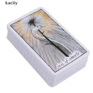 kaciiy 78pcs the wild unknown tarot deck rider-waite oracle set fortune telling cards mx (3)