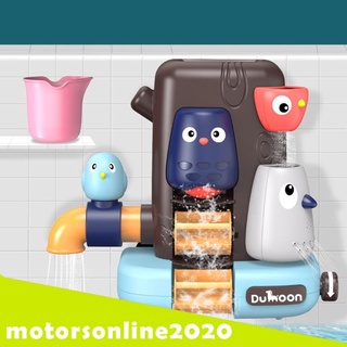 [motorsonline2020] juguetes para bebés niños, 2 3 4 años de edad niños niñas, bañera de juguete con ventosas fuertes, cuchara de agua, divertido juguete regalos (5)