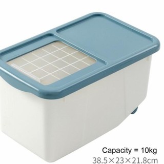 10 kg dispensador de arroz vintage anti piojos simple portátil arroz recipiente - 6 kg