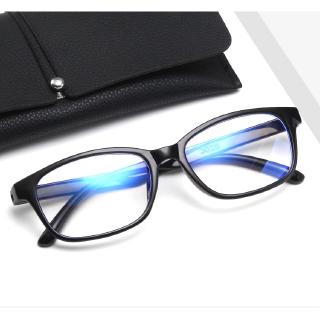 Lentes con armazón pequeño Para estudiantes Anti-reflexibles lentes De marco Azul Para hombre y mujer
