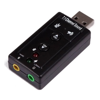 Tarjeta De Sonido USB De Audio 7.1 Canales 3D Externa Digital