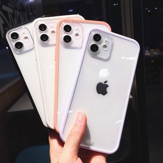 Case for IPhone 11 12 Pro Max Mini XR X XS MAX 7 8 Plus Casing Transparent Phone Cover for IPhone 11pro 12pro XS Max 7 8 Plus SE 2020 Case Clear Anti-dirty Shockproof Camera Lens Protector Cases