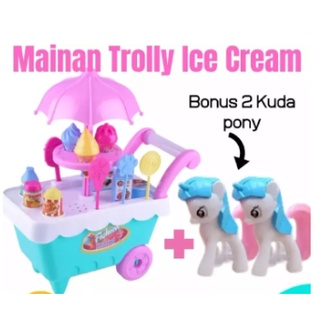 Carrito de compras de helados para niños, juguetes, carrito, el helado dulce