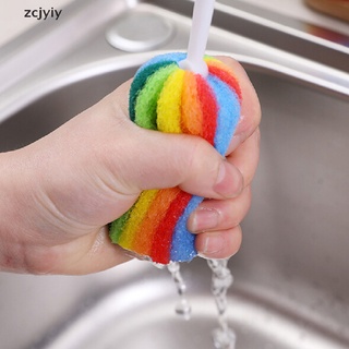 zcjyiy cepillo de limpieza de esponja de lavado con mango cepillo de limpieza mx