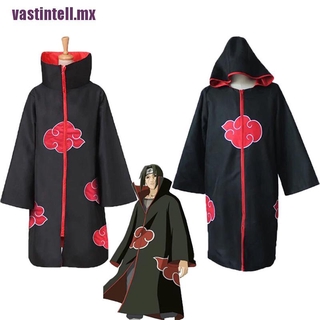 <v-tell> disfraz de cosplay anime akatsuki itachi cloak convención de anime de calidad superior